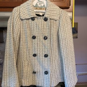 White House Black Market woman's Dress coat